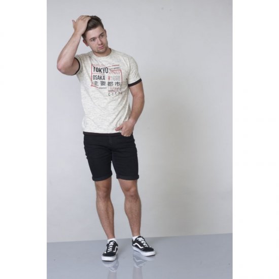 D555 Merlin T-shirt Grey - Herren-T-shirts - Herren-T-Shirts in großen Größen