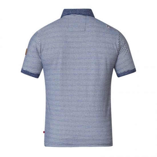 D555 Tyrone Polo Blue - Polo-shirts für herren - Polo-Shirts für Herren in großen Größen
