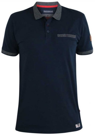 D555 Walker Polo Navy - Polo-shirts für herren - Polo-Shirts für Herren in großen Größen