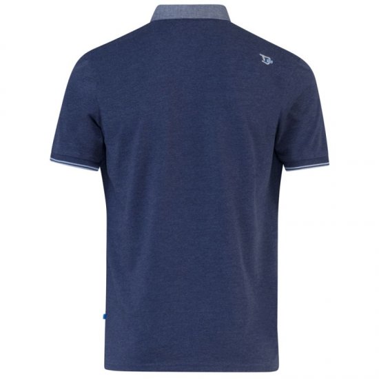 D555 Brent Polo Denim Blue - Polo-shirts für herren - Polo-Shirts für Herren in großen Größen