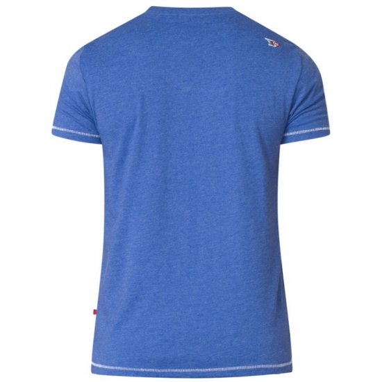 D555 Kansas T-shirt Blue - Herren-T-shirts - Herren-T-Shirts in großen Größen