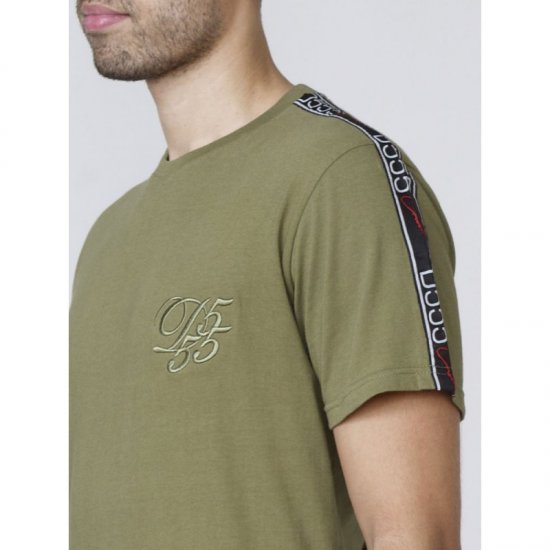 D555 Kambria Couture T-shirt Khaki - Herren-T-shirts - Herren-T-Shirts in großen Größen