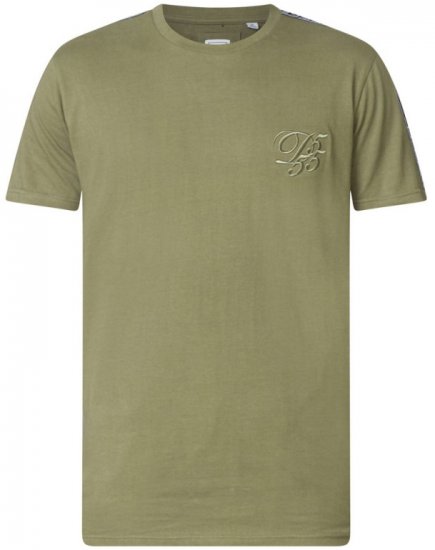 D555 Kambria Couture T-shirt Khaki - Herren-T-shirts - Herren-T-Shirts in großen Größen