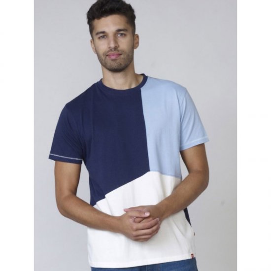 D555 Crawford Cut & Sew T-shirt - Herren-T-shirts - Herren-T-Shirts in großen Größen