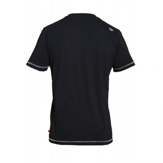 D555 Seattle T-shirt Black - Herren-T-shirts - Herren-T-Shirts in großen Größen