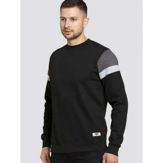 D555 Clermont Sweatshirt Black - Herren-sweater und -hoodies - Herren-Sweater und -Hoodies in großen Größen