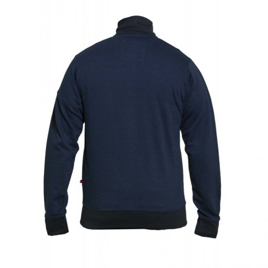 D555 Buxton Full Zip Sweatshirt Navy - Herren-sweater und -hoodies - Herren-Sweater und -Hoodies in großen Größen
