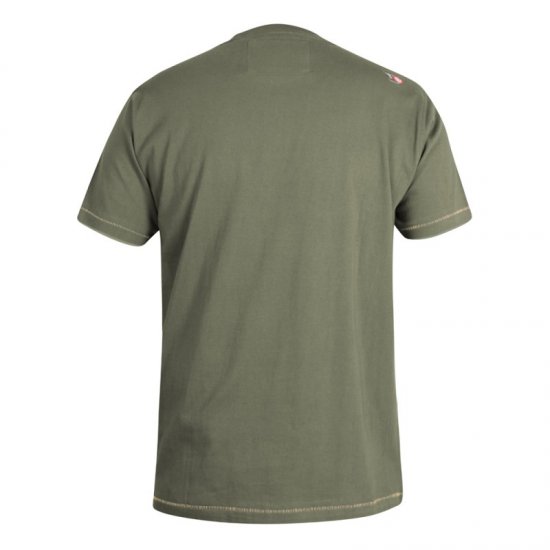 D555 Stanley T-shirt Khaki - Herren-T-shirts - Herren-T-Shirts in großen Größen