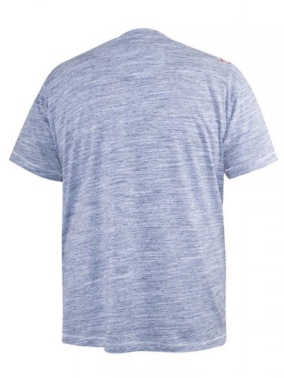 D555 Hobart LA Printed T-Shirt Blue - Herren-T-shirts - Herren-T-Shirts in großen Größen