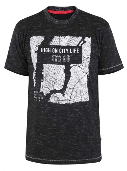 D555 Rumford Printed T-shirt - Herren-T-shirts - Herren-T-Shirts in großen Größen