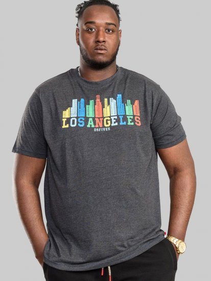 D555 Hemford Printed T-Shirt - Herren-T-shirts - Herren-T-Shirts in großen Größen