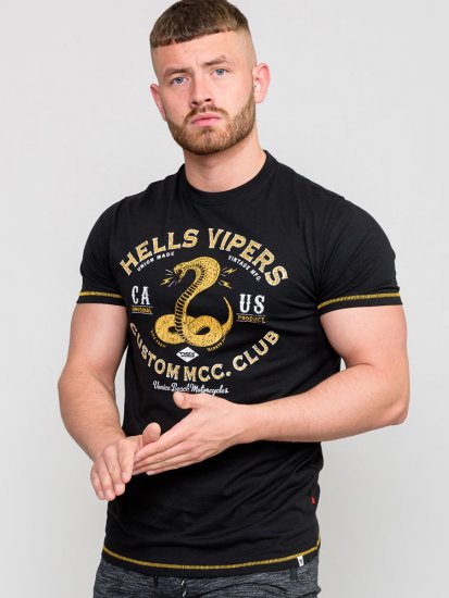 D555 WOOTON Printed T-Shirt - Herren-T-shirts - Herren-T-Shirts in großen Größen
