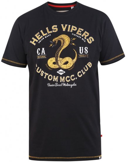 D555 WOOTON Printed T-Shirt - Herren-T-shirts - Herren-T-Shirts in großen Größen