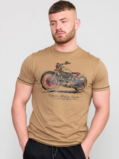 D555 RAMSGATE Printed T-Shirt - Herren-T-shirts - Herren-T-Shirts in großen Größen