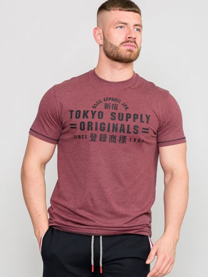 D555 LINTON Printed T-Shirt - Herren-T-shirts - Herren-T-Shirts in großen Größen