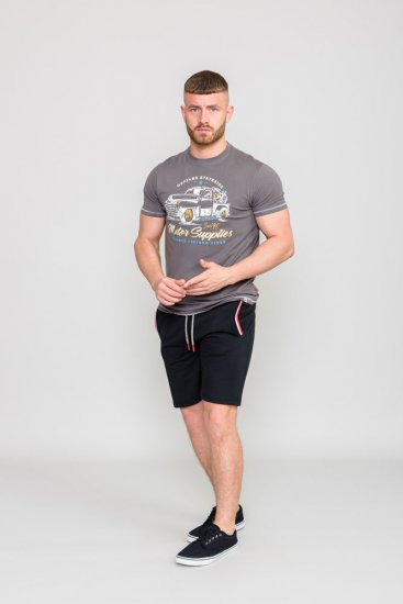D555 BARMING Printed T-Shirt - Herren-T-shirts - Herren-T-Shirts in großen Größen
