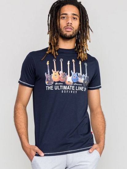 D555 PICKEMHAM Printed T-Shirt - Herren-T-shirts - Herren-T-Shirts in großen Größen