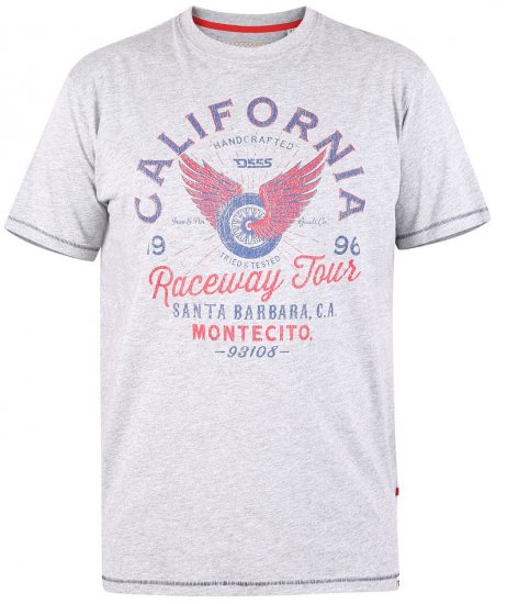 D555 BARTON Printed T-Shirt - Herren-T-shirts - Herren-T-Shirts in großen Größen