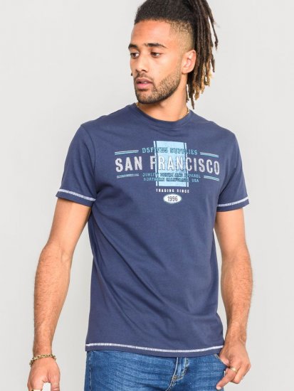 D555 WANSTEAD San Francisco T-Shirt - Herren-T-shirts - Herren-T-Shirts in großen Größen