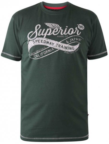 D555 WHITECHAPEL Superior Speedway T-Shirt - Herren-T-shirts - Herren-T-Shirts in großen Größen