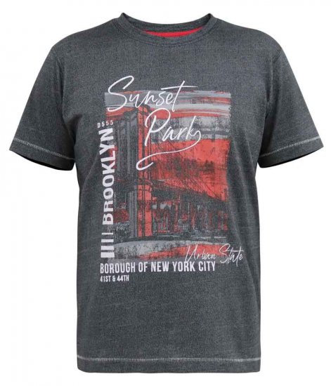 D555 Bramfield Sunset Park Brooklyn Printed T-Shirt - Herren-T-shirts - Herren-T-Shirts in großen Größen