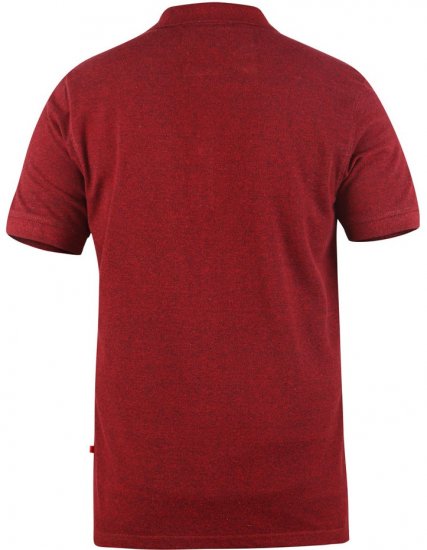 D555 WINCHESTER Red Polo Shirt - Polo-shirts für herren - Polo-Shirts für Herren in großen Größen