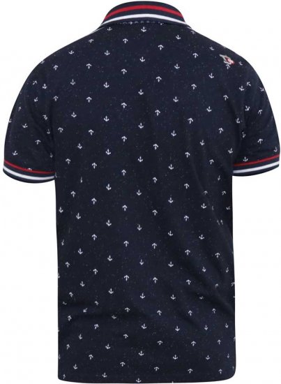 D555 SWINDON Print Polo Shirt - Polo-shirts für herren - Polo-Shirts für Herren in großen Größen