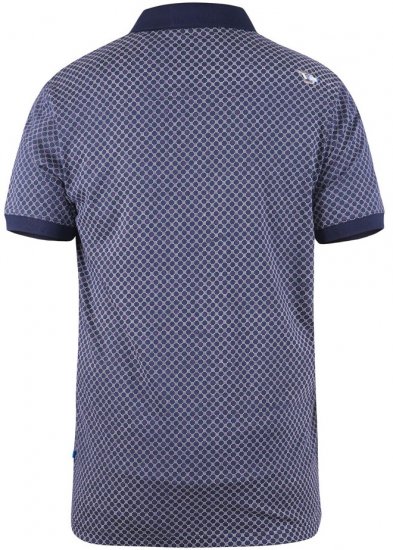 D555 AXFORD Print Polo Shirt - Polo-shirts für herren - Polo-Shirts für Herren in großen Größen