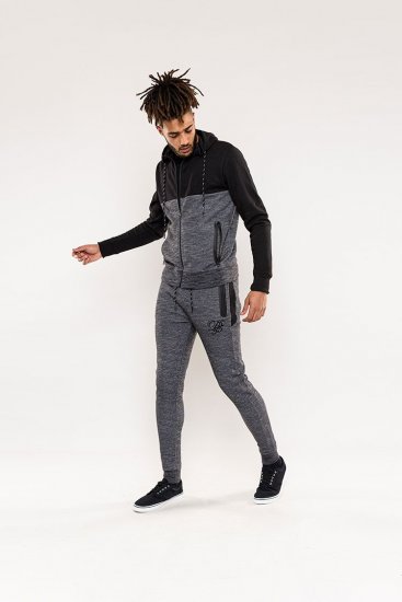 D555 Finnley Couture Hoody With Chest Embroidery Black - Herren-sweater und -hoodies - Herren-Sweater und -Hoodies in großen Größen