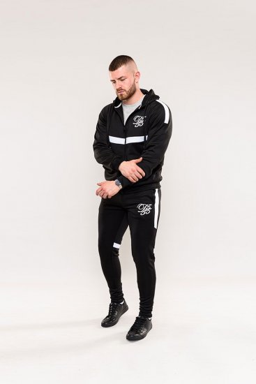 D555 Bristol Couture Zip Through Hoody Black - Herren-sweater und -hoodies - Herren-Sweater und -Hoodies in großen Größen