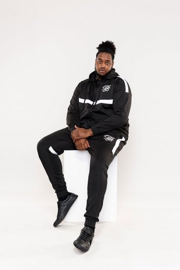 D555 Bristol Couture Zip Through Hoody Black - Herren-sweater und -hoodies - Herren-Sweater und -Hoodies in großen Größen