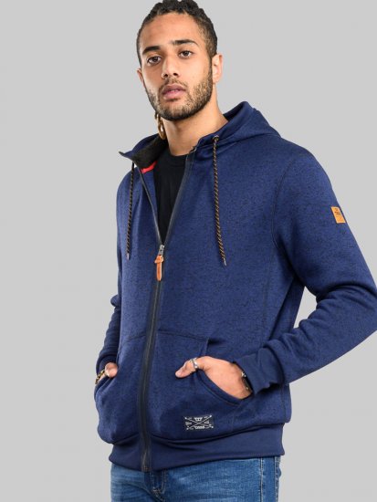 D555 Callington Hoodie With Sherpa Lining - Herren-sweater und -hoodies - Herren-Sweater und -Hoodies in großen Größen