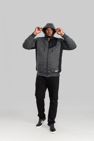 D555 Crofton Hoodie With Sherpa Lining - Herren-sweater und -hoodies - Herren-Sweater und -Hoodies in großen Größen