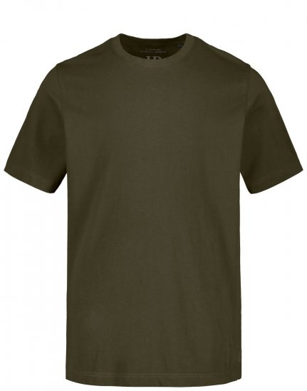 JP1880 702558 T-Shirt mit Rundhals Dunkeloliv - Herren-T-shirts - Herren-T-Shirts in großen Größen