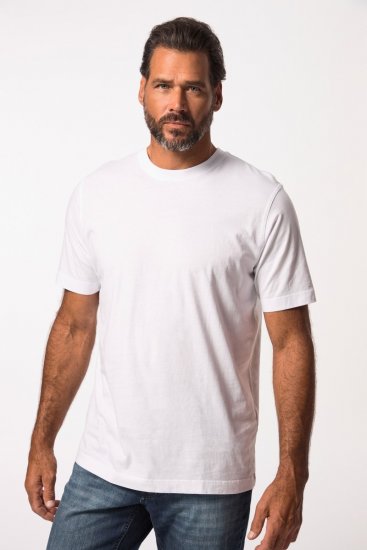 JP1880 702558 T-Shirt mit Rundhals Weiß - Herren-T-shirts - Herren-T-Shirts in großen Größen