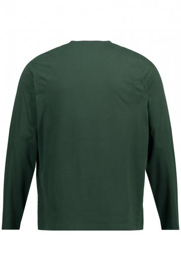 JP1880 Long Sleeve OEKO-TEX T-shirt Green - Herren-T-shirts - Herren-T-Shirts in großen Größen