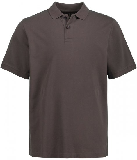 JP1880 702560 Poloshirt Graphitgrau - Polo-shirts für herren - Polo-Shirts für Herren in großen Größen