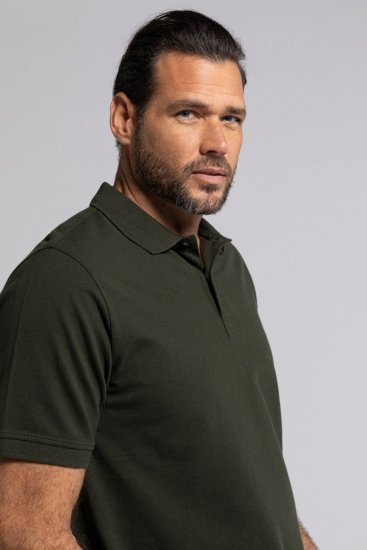 JP1880 702560 Poloshirt Dunkeloliv - Polo-shirts für herren - Polo-Shirts für Herren in großen Größen