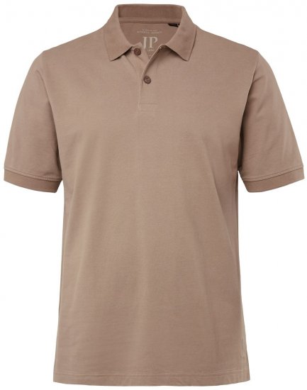 JP1880 702560 Poloshirt Graubraun - Polo-shirts für herren - Polo-Shirts für Herren in großen Größen