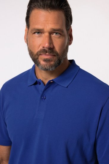 JP1880 702560 Poloshirt Saphirblau - Polo-shirts für herren - Polo-Shirts für Herren in großen Größen
