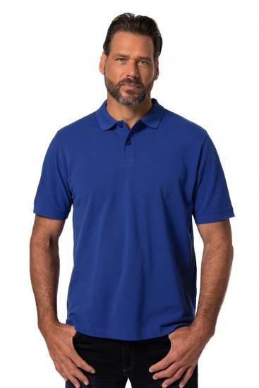 JP1880 702560 Poloshirt Saphirblau - Polo-shirts für herren - Polo-Shirts für Herren in großen Größen