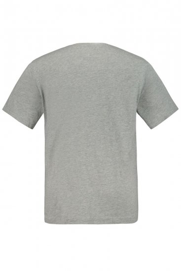 JP1880 702637 T-Shirt mit Rundhals Doppelpack Grau meliert - Herren-T-shirts - Herren-T-Shirts in großen Größen