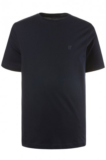 JP1880 702637 T-Shirt mit Rundhals Doppelpack Dunkelblau - Herren-T-shirts - Herren-T-Shirts in großen Größen