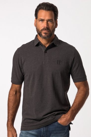 JP1880 704317 Poloshirt Doppelpack Dunkelgrau - Polo-shirts für herren - Polo-Shirts für Herren in großen Größen