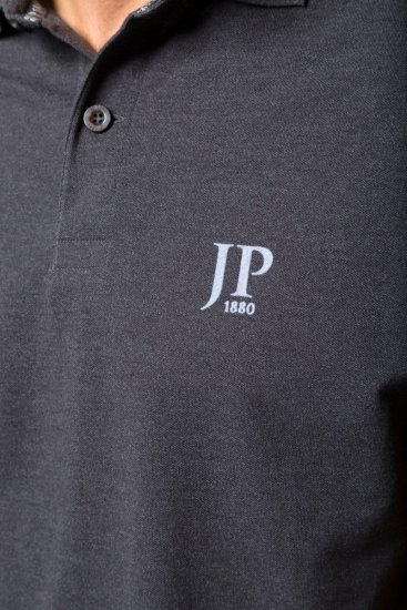 JP1880 704317 Poloshirt Doppelpack Dunkelgrau - Polo-shirts für herren - Polo-Shirts für Herren in großen Größen