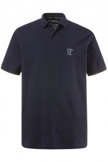JP1880 704317 Poloshirt Doppelpack Dunkelblau/Grau meliert - Polo-shirts für herren - Polo-Shirts für Herren in großen Größen