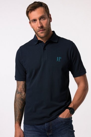 JP1880 704317 Poloshirt Doppelpack Petrolblau/Dunkelblau - Polo-shirts für herren - Polo-Shirts für Herren in großen Größen