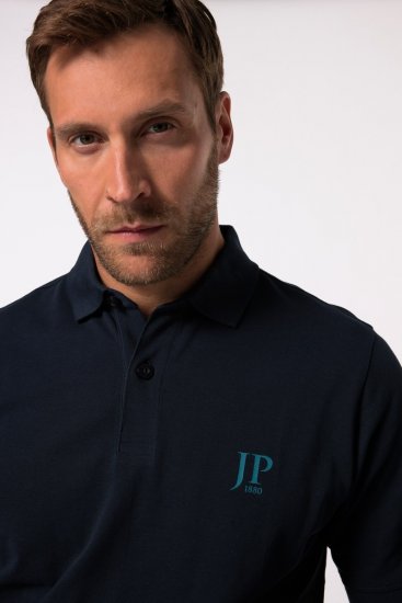 JP1880 704317 Poloshirt Doppelpack Petrolblau/Dunkelblau - Polo-shirts für herren - Polo-Shirts für Herren in großen Größen