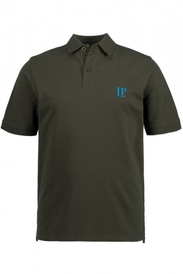 JP1880 704317 Poloshirt Doppelpack Türkisblau/Oliv - Polo-shirts für herren - Polo-Shirts für Herren in großen Größen