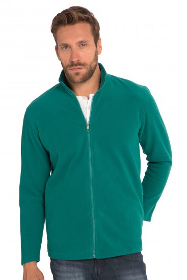 JP1880 Fleece Jacket Petrol - Sportbekleidung & outdoor - Sportbekleidung in große größen für herren